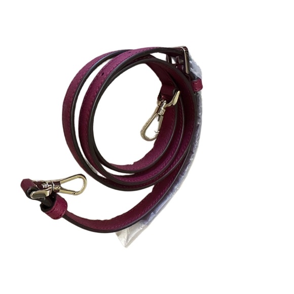 Kate Spade Deep Red Tote Bag with Crossbody Straps - Picture 13 of 14